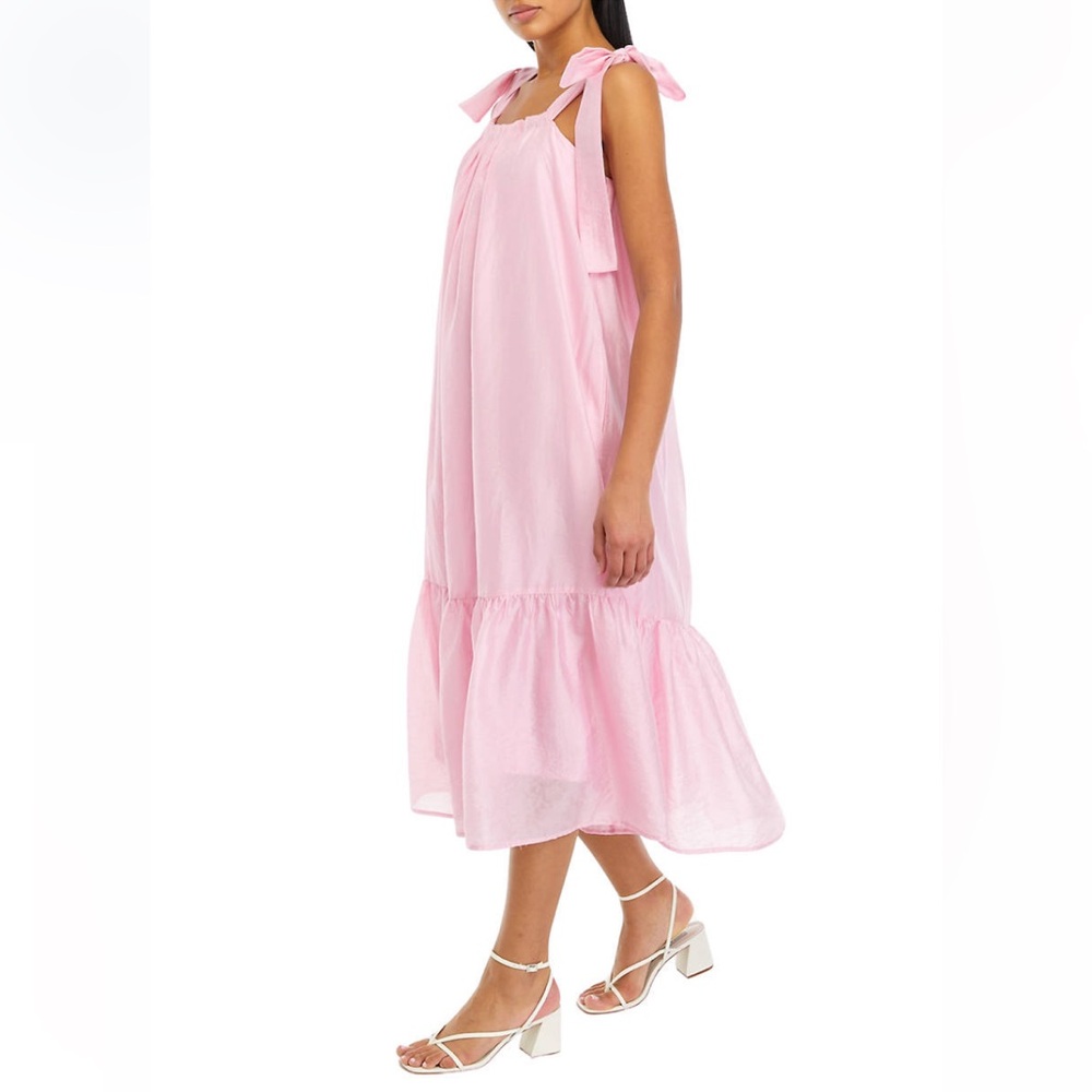 English Factory Pink Midi Dress